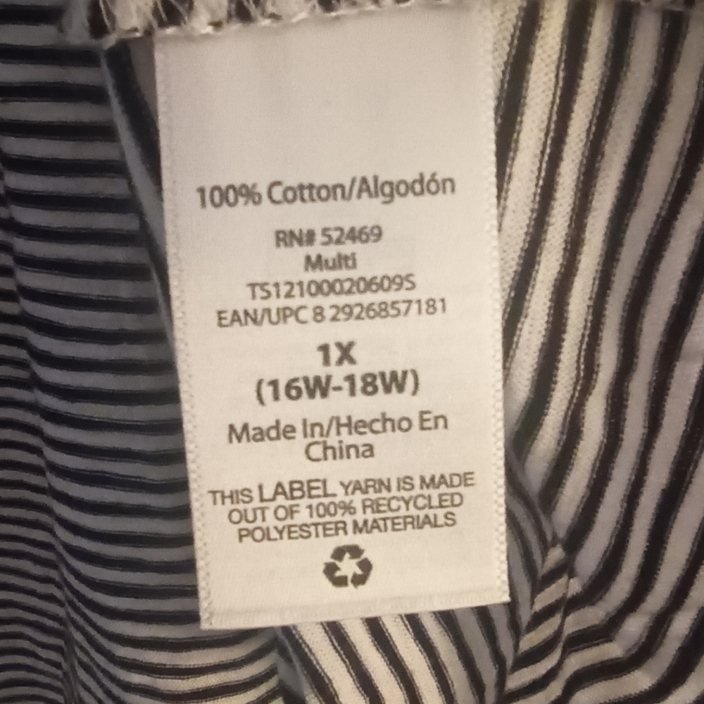 Women's XL Stripped Shirt - Picture 4 of 4